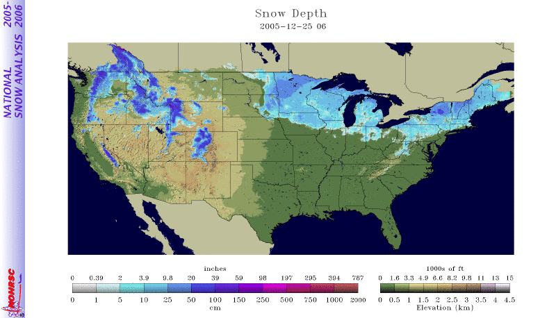 Illustration for article titled Will Your City See Snow on December 25th?
